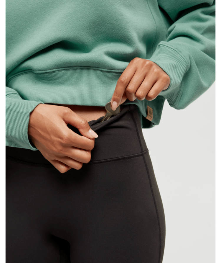 TENTREE TENTREE Women's Fernie Brushed Legging Meteorite Black