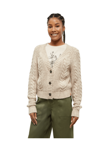 TENTREE TENTREE Women's Stillwater Cardigan Warm Oak Nep
