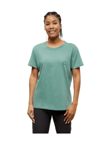 TENTREE TENTREE Women's Regenerative Boreal Bear T-Shirt Jade/Meteorite Black