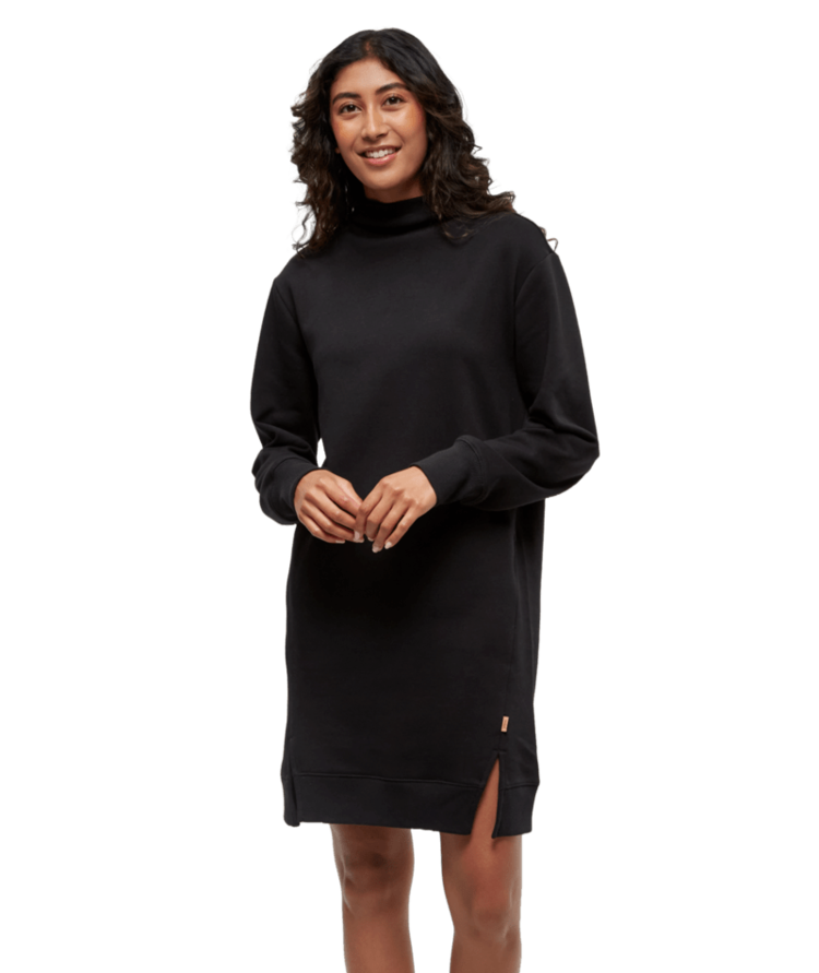TENTREE TENTREE Women's Colter Dress Meteorite Black