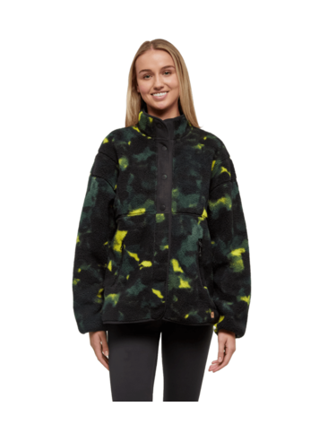 TENTREE TENTREE Women's Kincaid Full Snap Meteorite Black/Borealis Print