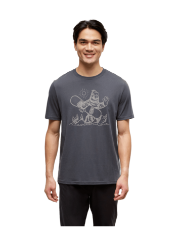 TENTREE TENTREE Men's Sasquatch Sends It T-Shirt Graphite/Paloma Grey