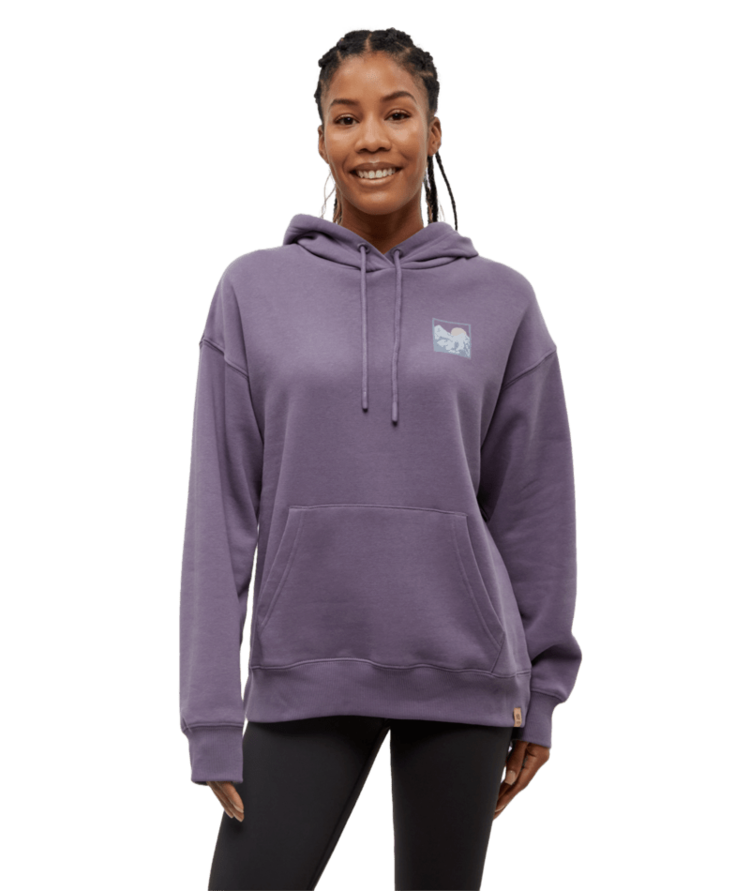 TENTREE TENTREE Women's Ridgeline Hoodie Smokey Violet/Silver Sconce