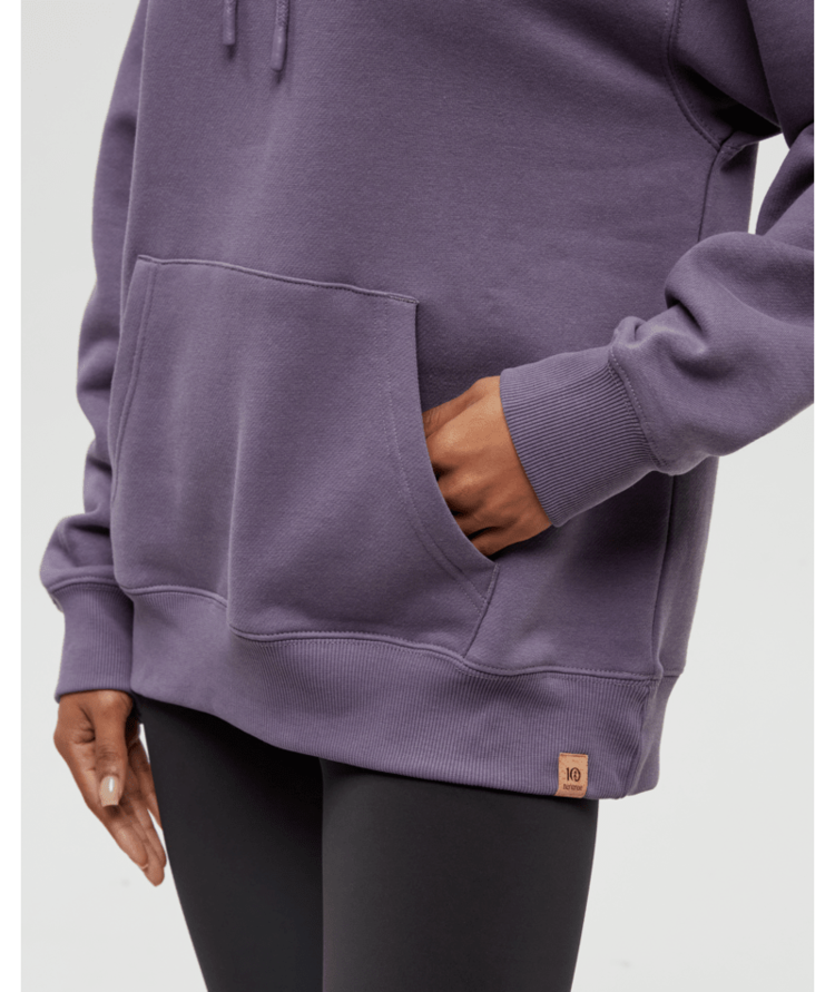 TENTREE TENTREE Women's Ridgeline Hoodie Smokey Violet/Silver Sconce