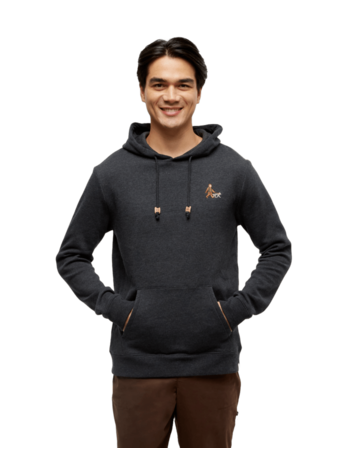 TENTREE TENTREE Men's Sasquatch Hoodie Meteorite Black Heather/Dog Walk/Forest Pine