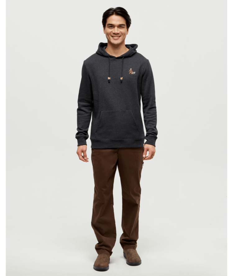 TENTREE TENTREE Men's Sasquatch Hoodie Meteorite Black Heather/Dog Walk/Forest Pine