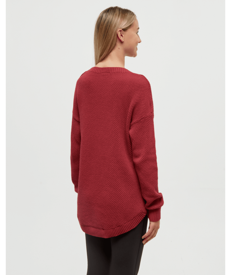 TENTREE TENTREE Women's Broughton Sweater Crimson Heather