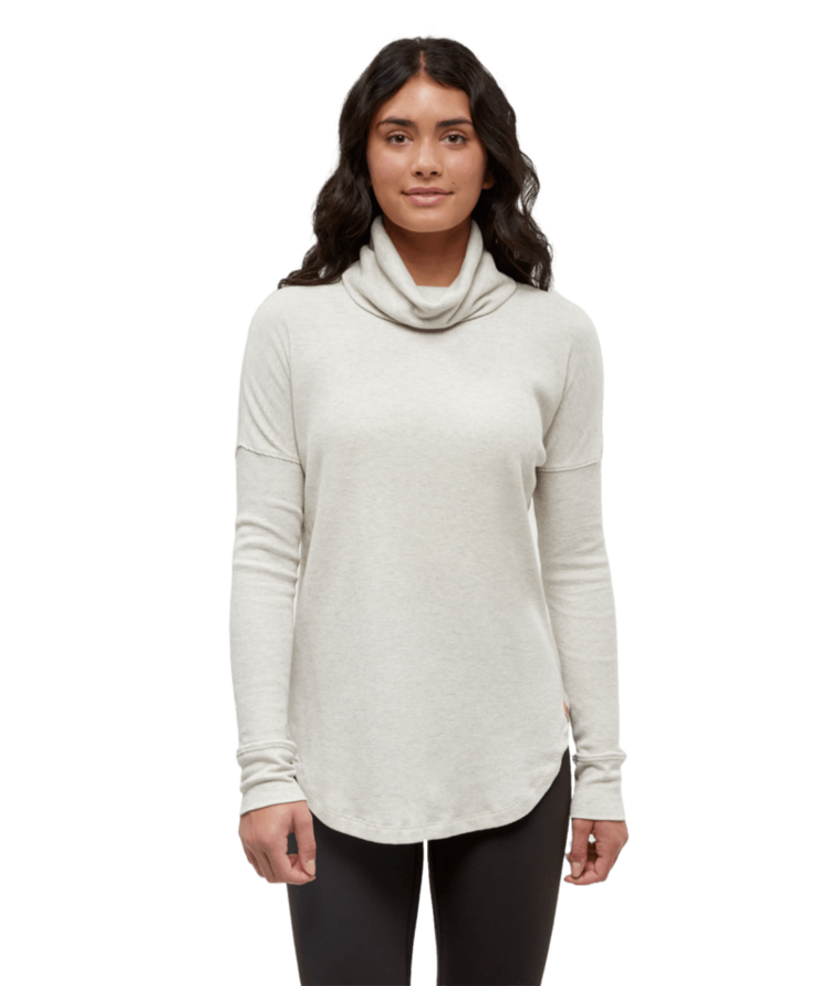 TENTREE TENTREE Women's Highwood Turtleneck Vintage White Heather