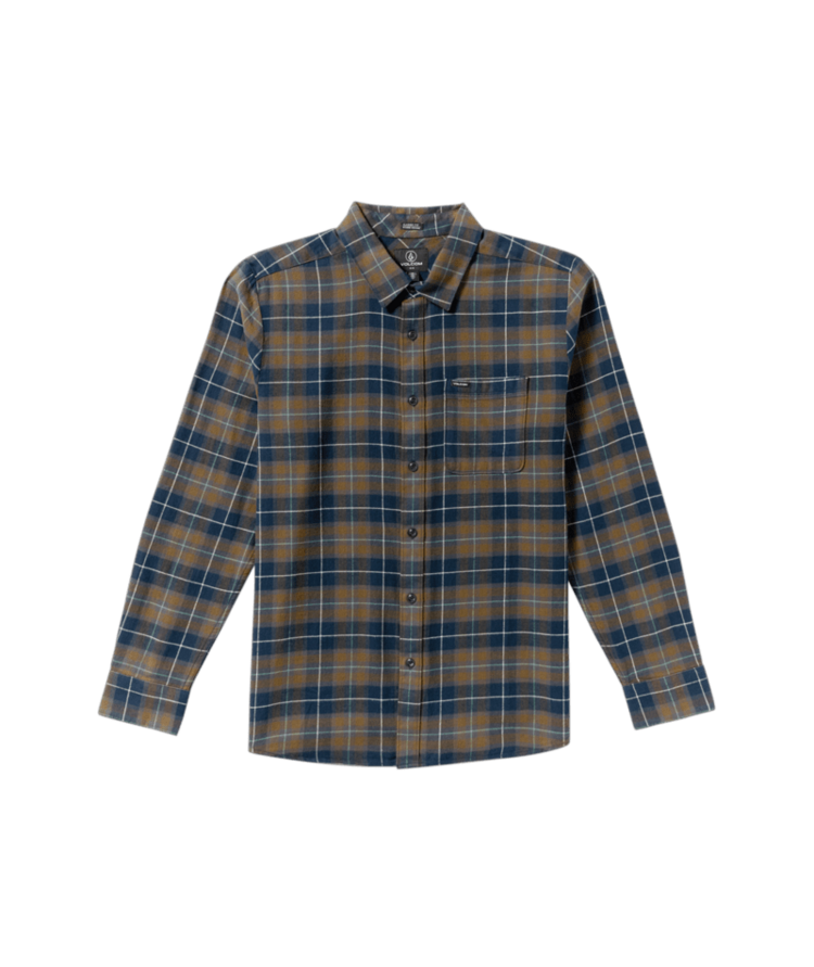 VOLCOM VOLCOM Caden Plaid Ls Navy