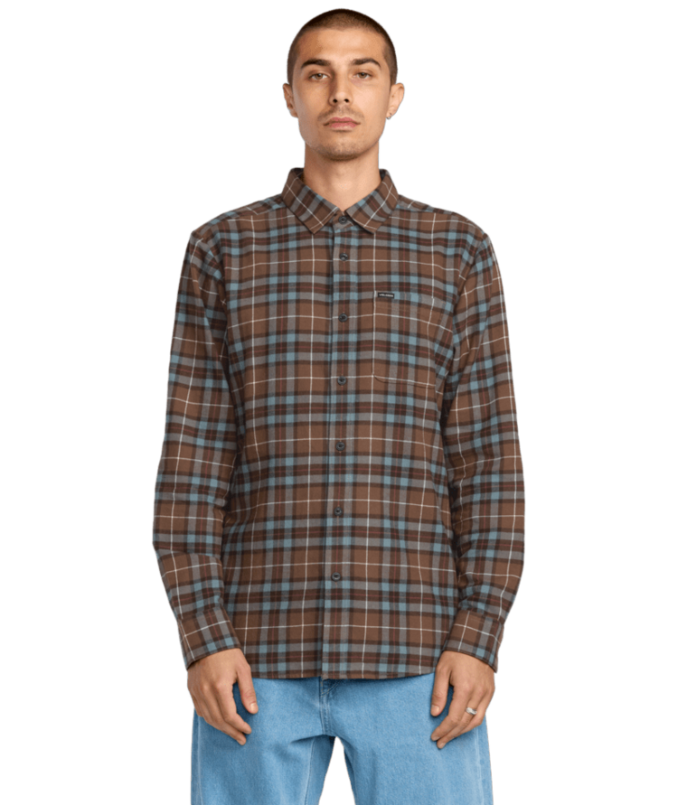 VOLCOM VOLCOM Caden Plaid Ls Navy