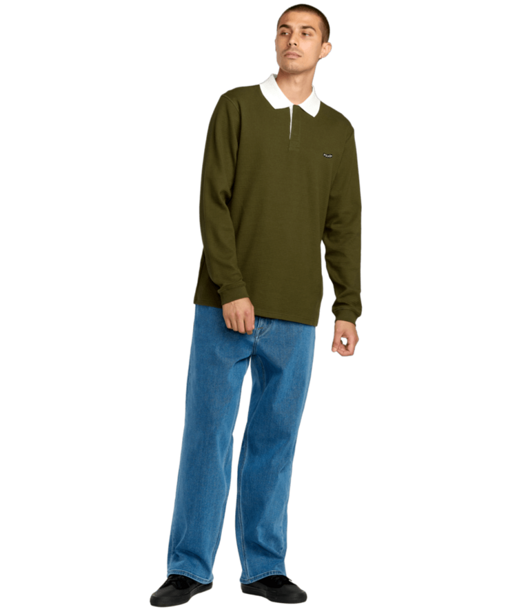 VOLCOM VOLCOM Curbstone Polo Ls Sage Leaf