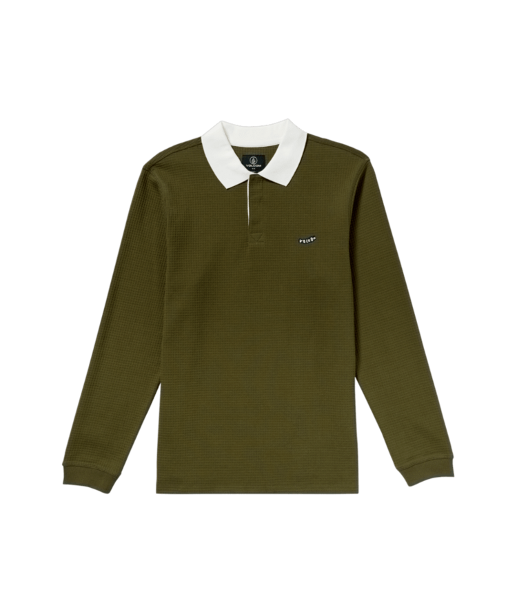 VOLCOM VOLCOM Curbstone Polo Ls Sage Leaf