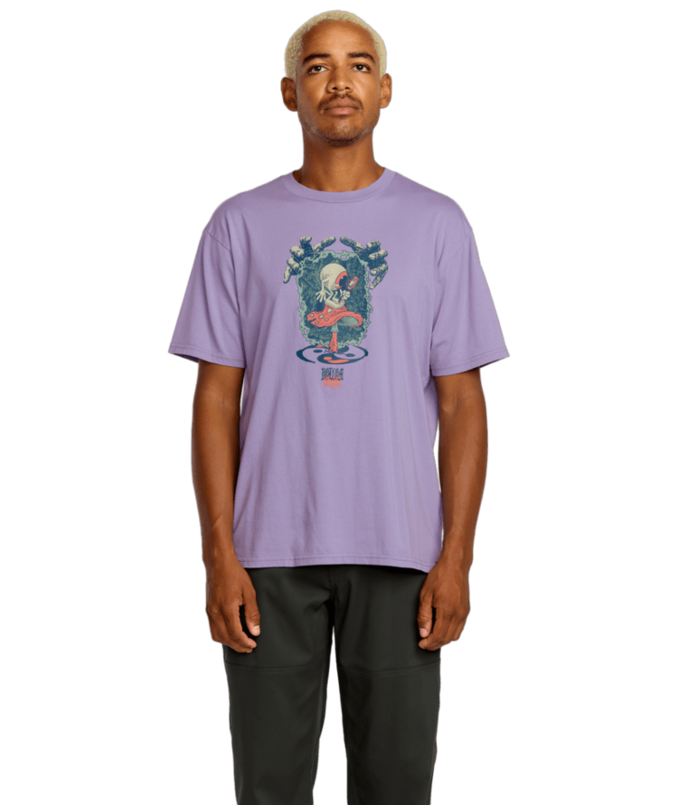VOLCOM VOLCOM Stone Matter Tee Purple Ash