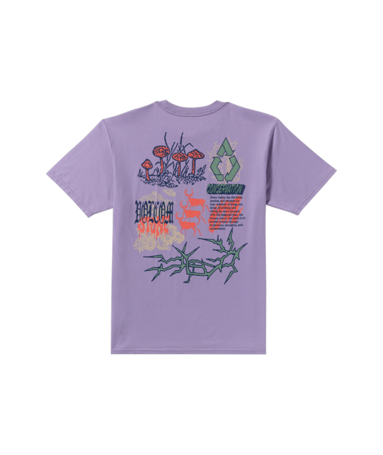 VOLCOM VOLCOM Stone Matter Tee Purple Ash