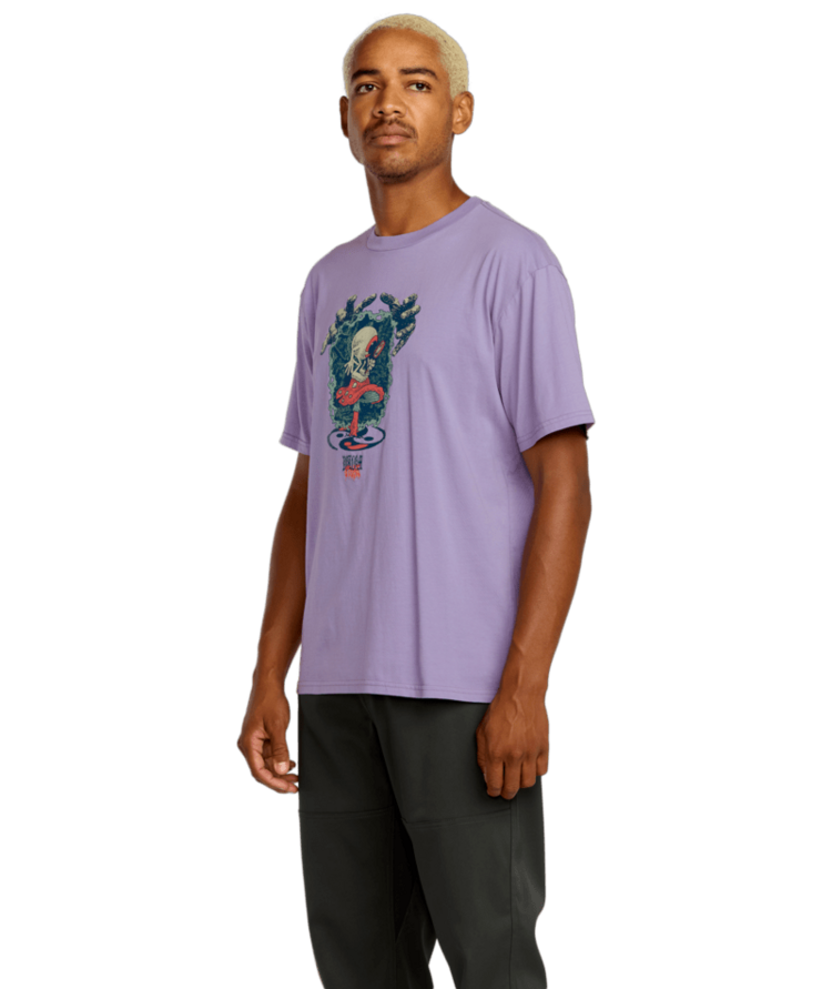 VOLCOM VOLCOM Stone Matter Tee Purple Ash