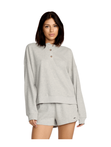 VOLCOM VOLCOM Lived In Fleece Henley Heather Grey