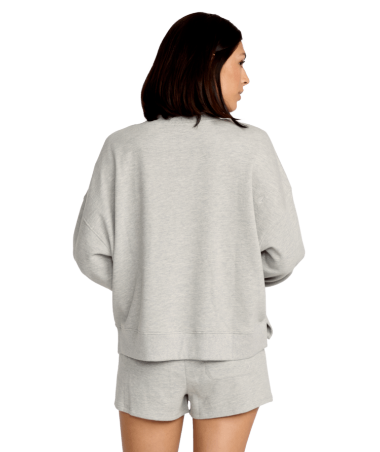 VOLCOM VOLCOM Lived In Fleece Henley Heather Grey