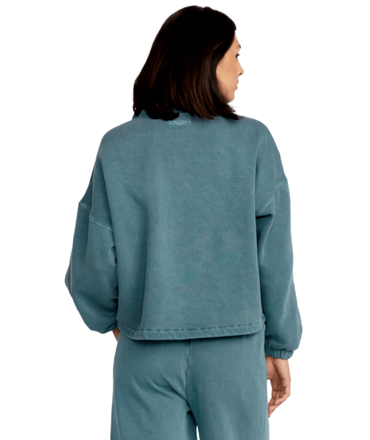 VOLCOM VOLCOM Stone Soft Quarter Zip Emerald Green