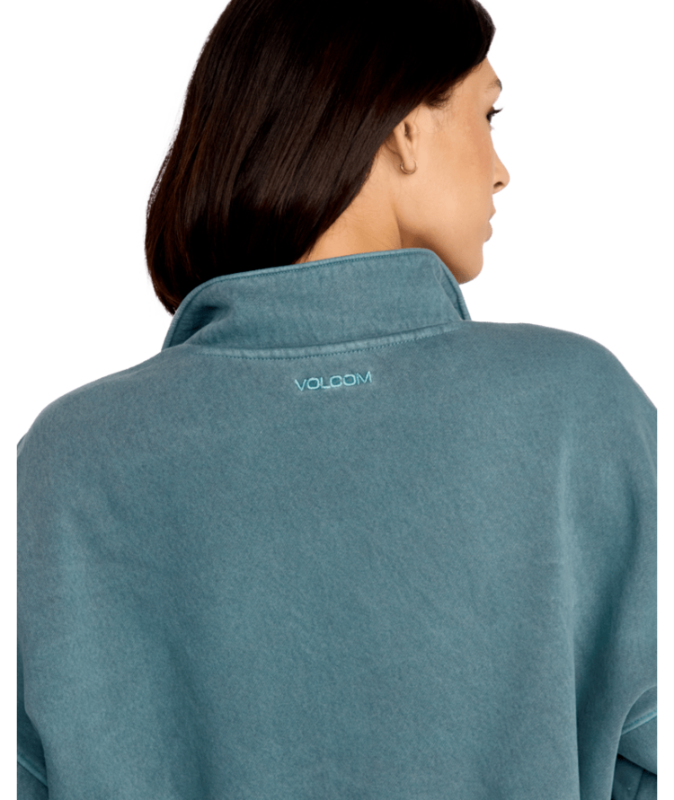 VOLCOM VOLCOM Stone Soft Quarter Zip Emerald Green