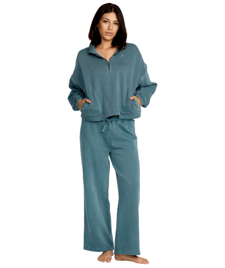 VOLCOM VOLCOM Stone Soft Quarter Zip Emerald Green