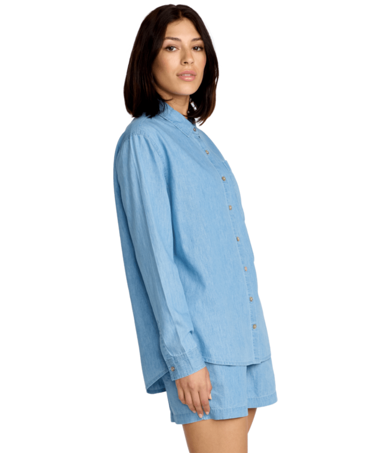 VOLCOM VOLCOM Lived In Button Up Chambray