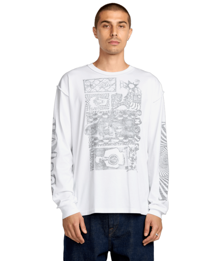 VOLCOM VOLCOM Povj Long Sleeve Tee White