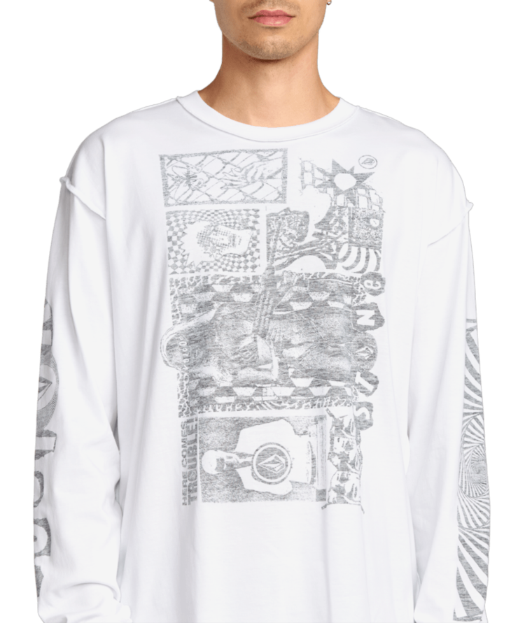 VOLCOM VOLCOM Povj Long Sleeve Tee White