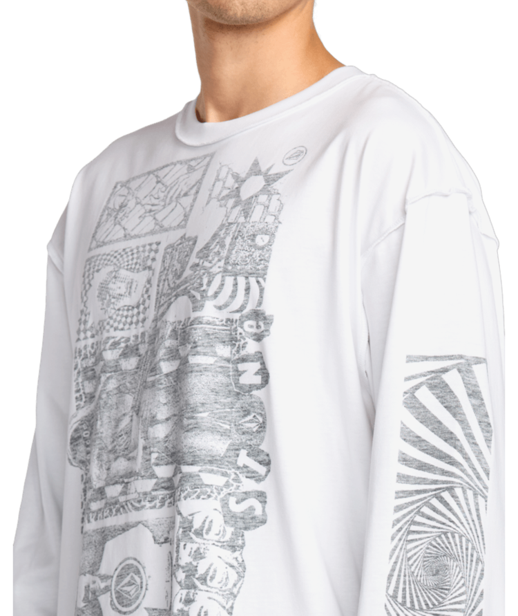 VOLCOM VOLCOM Povj Long Sleeve Tee White