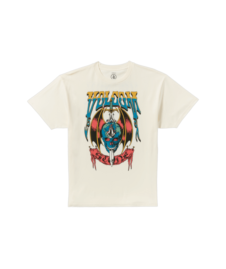 VOLCOM VOLCOM World Weapon Tee Off White