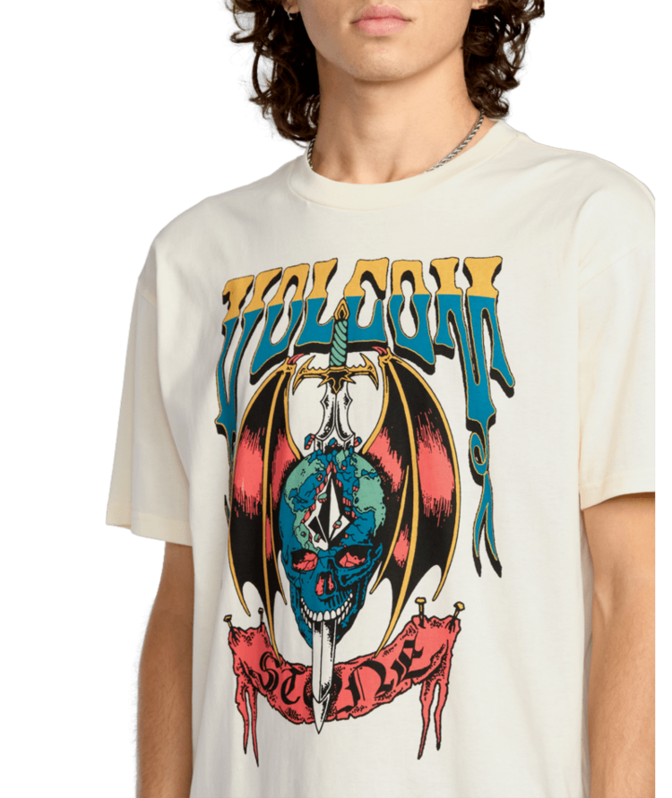 VOLCOM VOLCOM World Weapon Tee Off White