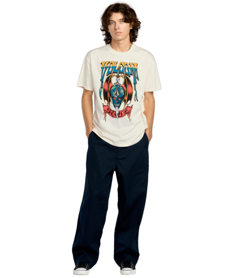 VOLCOM VOLCOM World Weapon Tee Off White