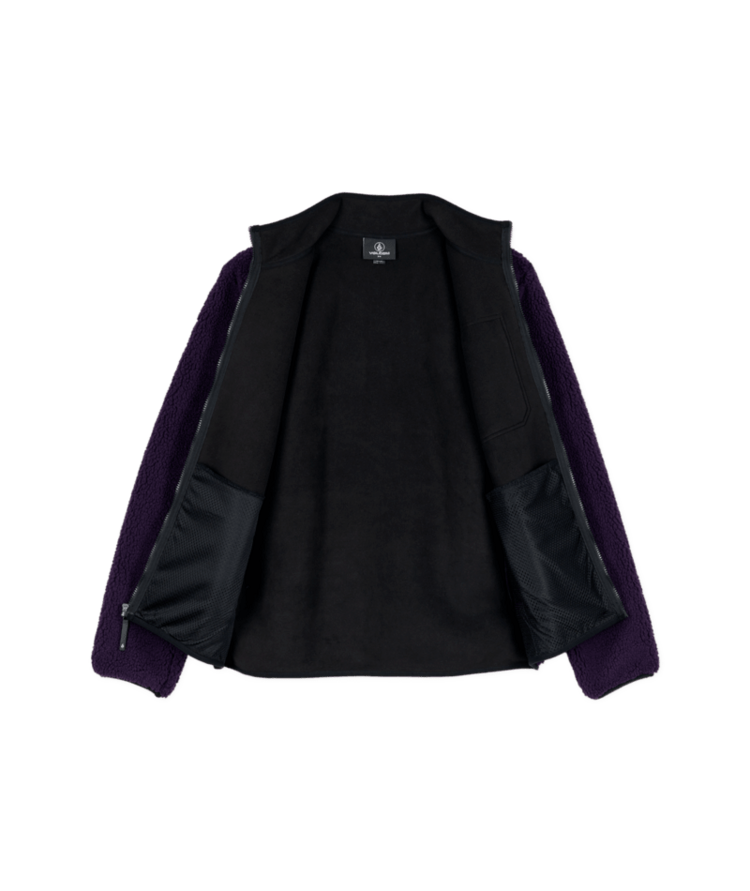VOLCOM VOLCOM Muzzer Fuzzar Zip Dark Purple