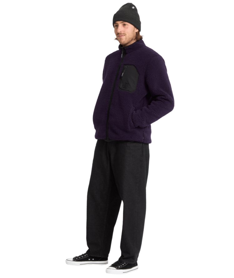 VOLCOM VOLCOM Muzzer Fuzzar Zip Dark Purple