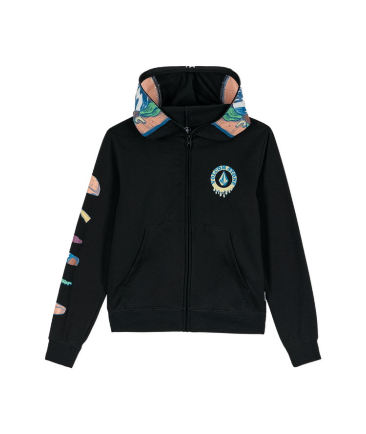 VOLCOM VOLCOM Boys Burgstone Full Zip Black