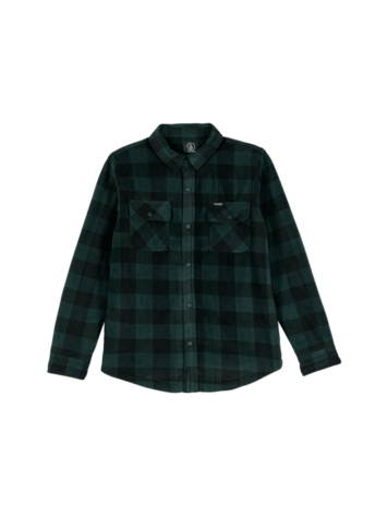 VOLCOM VOLCOM Boys Bowered Fleece Ls Scarab