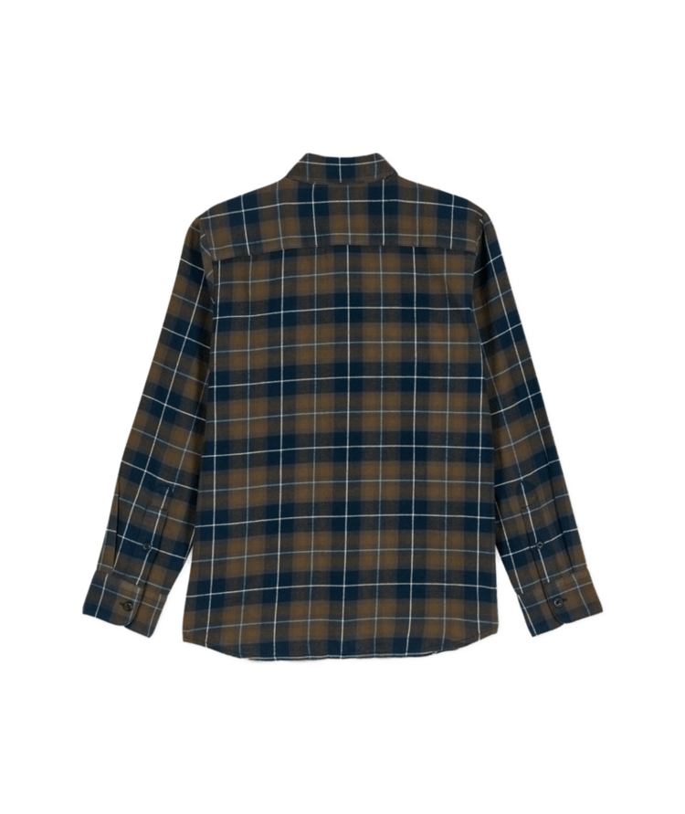 VOLCOM VOLCOM Boys Caden Plaid Ls Navy