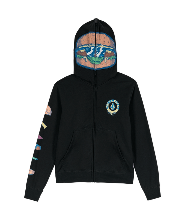 VOLCOM VOLCOM Boys Burgstone Full Zip Black