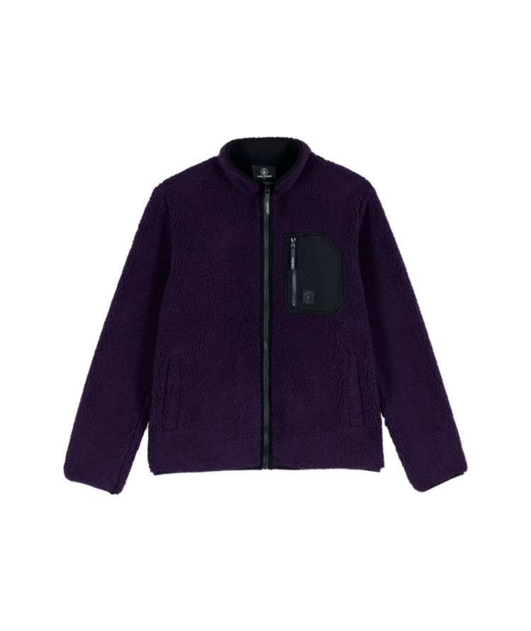 VOLCOM VOLCOM Muzzer Fuzzar Zip Dark Purple