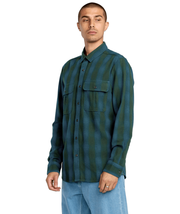 VOLCOM VOLCOM Shadowstone Flannel Ls Scarab