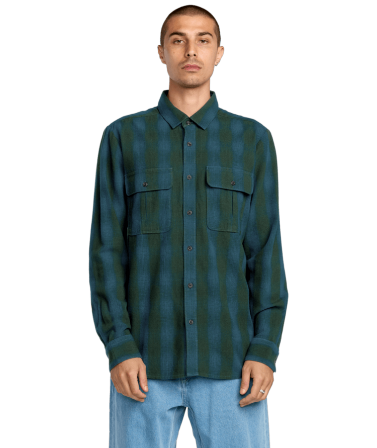 VOLCOM VOLCOM Shadowstone Flannel Ls Scarab