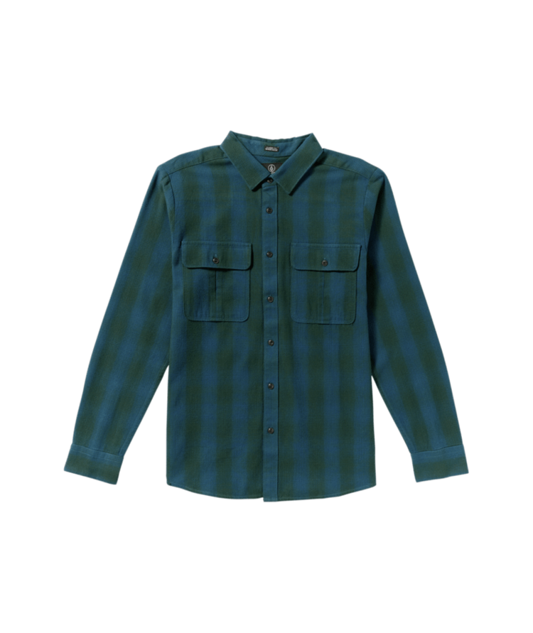 VOLCOM VOLCOM Shadowstone Flannel Ls Scarab