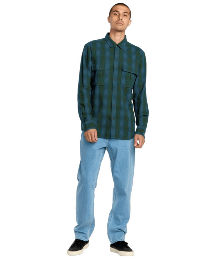 VOLCOM VOLCOM Shadowstone Flannel Ls Scarab
