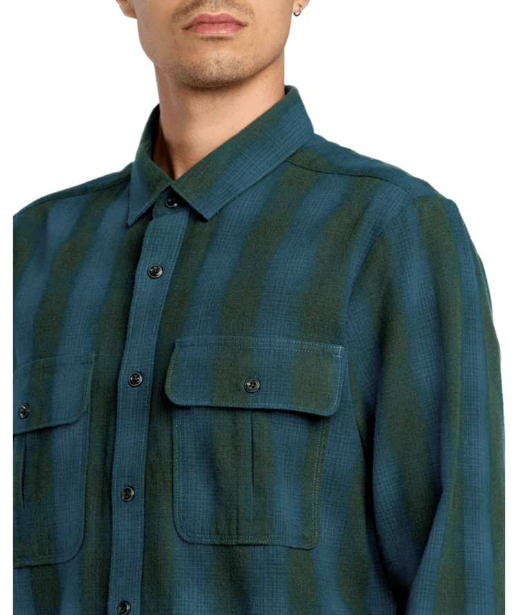 VOLCOM VOLCOM Shadowstone Flannel Ls Scarab