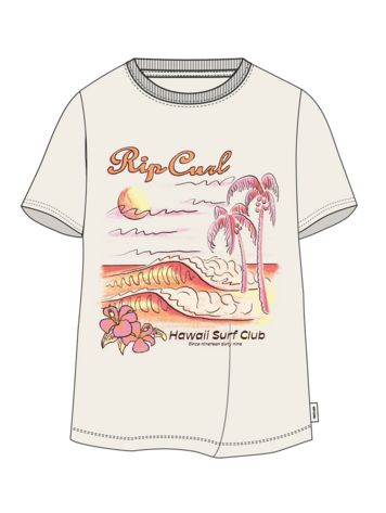 RIP CURL RIP CURL Waikiki Standard Tee-Girl Hawaii Bone
