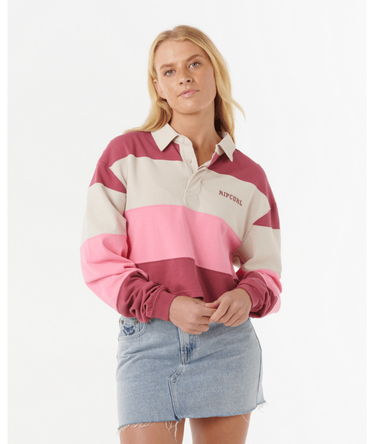 RIP CURL RIP CURL Keepsakes Rugby Top Pink