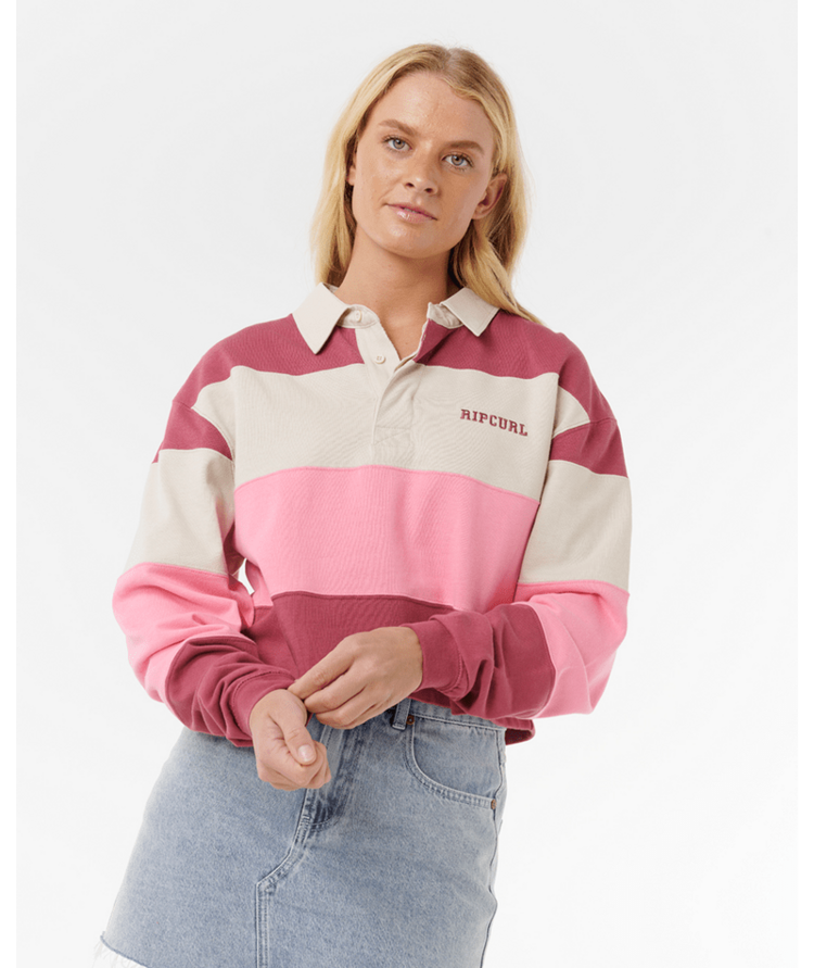 RIP CURL RIP CURL Keepsakes Rugby Top Pink