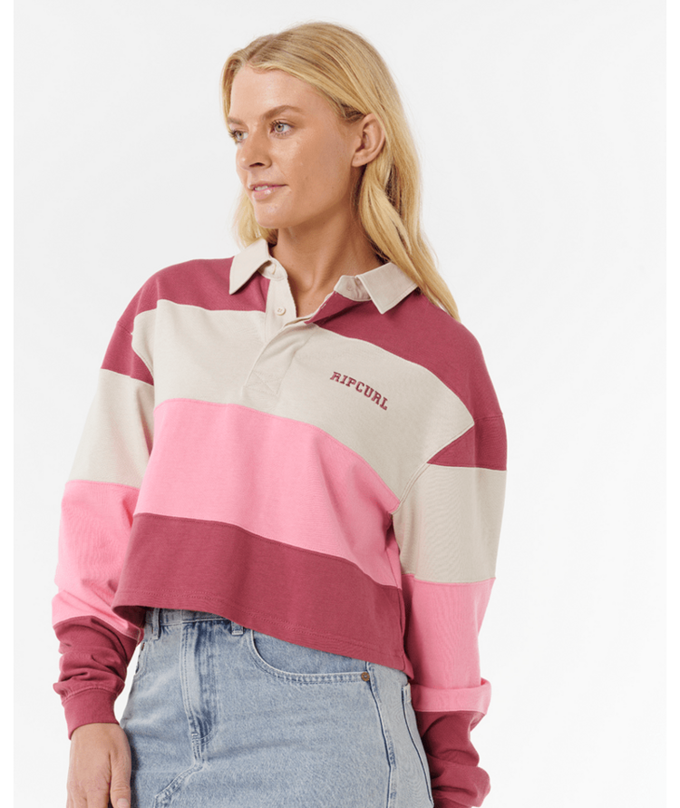 RIP CURL RIP CURL Keepsakes Rugby Top Pink