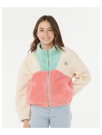 RIP CURL RIP CURL Block Party Polar Fleece-Girl Pink