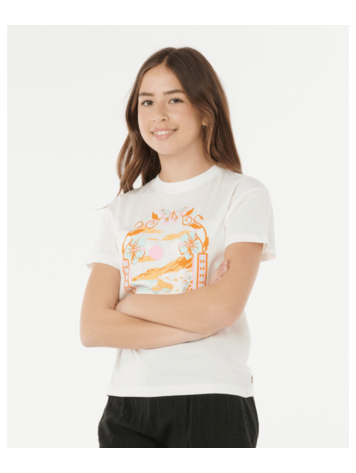 RIP CURL RIP CURL Sunset Skies Art Tee - Girl Bone
