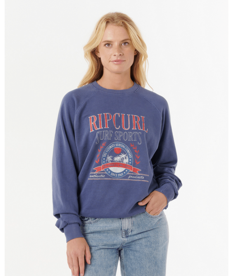 RIP CURL RIP CURL Surf Dept. Relaxed Raglan Crew Navy